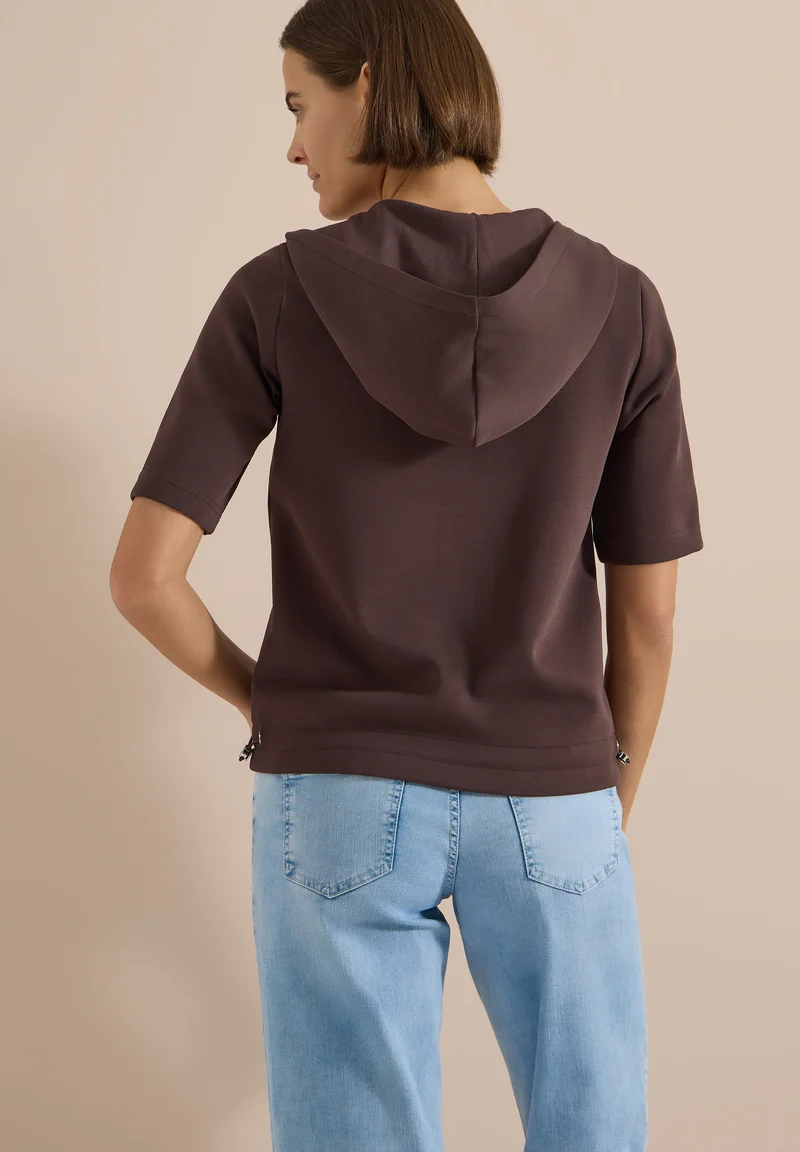 Kapuzenjacke mit seitlichen Tunnelzügen