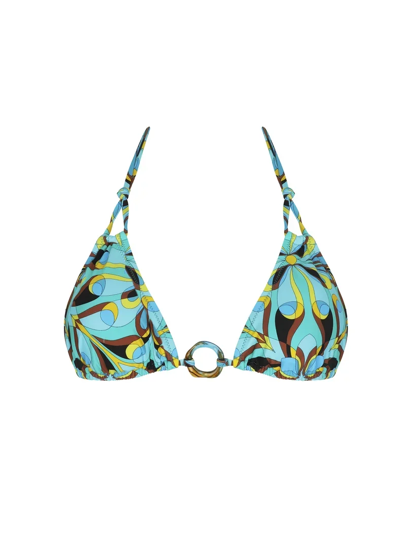 Antigel Swimwear von Lise Charmel - La Psychedelique Soft Padded Triangle Bikini Bleu Vibrant