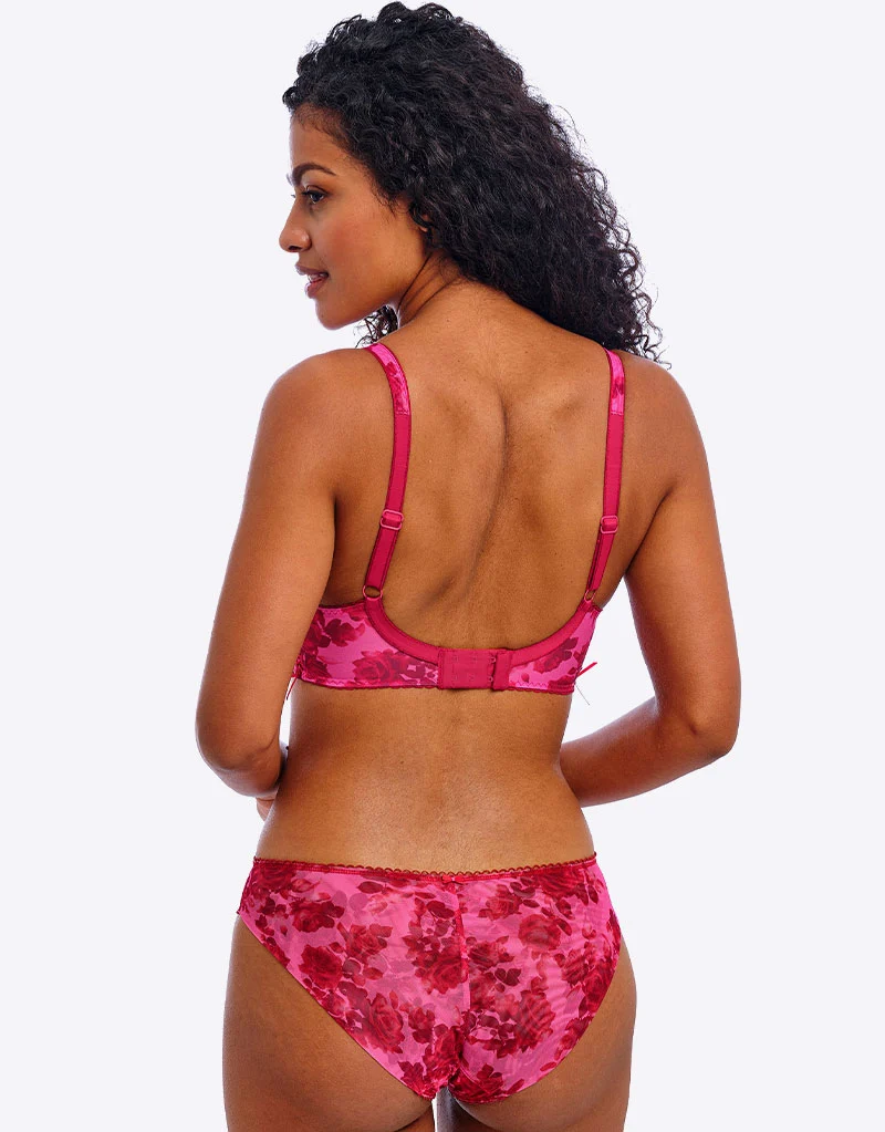 Freya Rose Blossom Plunge Bra Red Rose