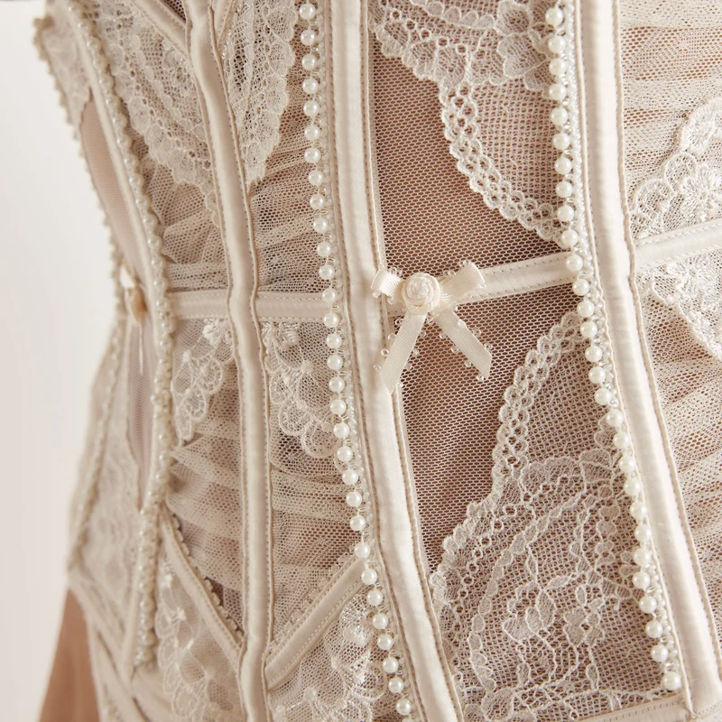 Christina Intimates Corset (Set) - Ivory