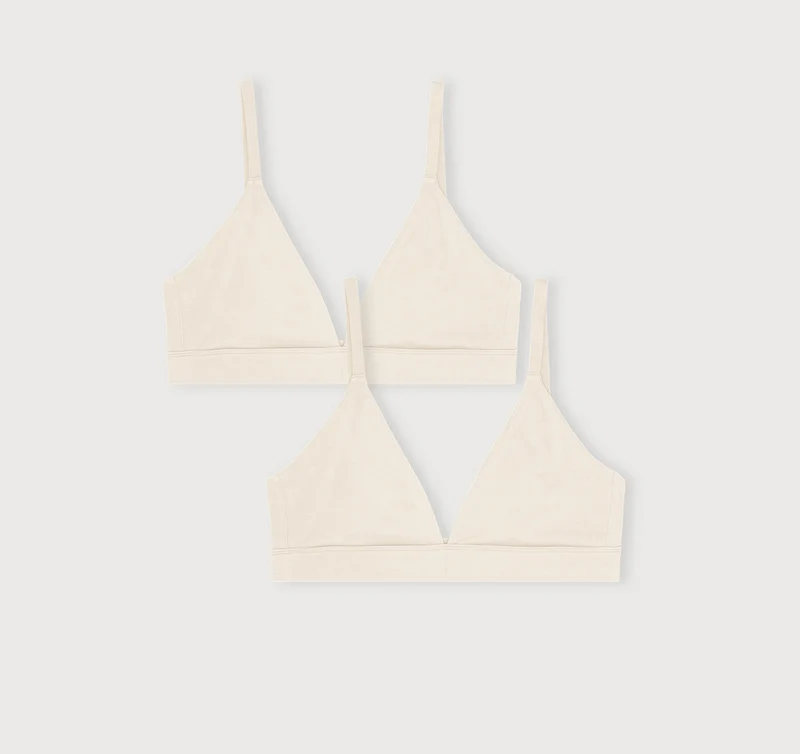 Core Triangle Bralette 2-pack