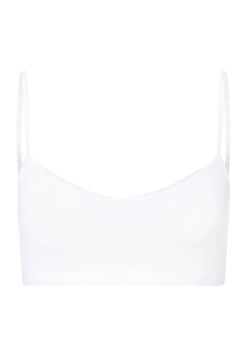 Touch Feeling Crop Top | white 071824-070101
