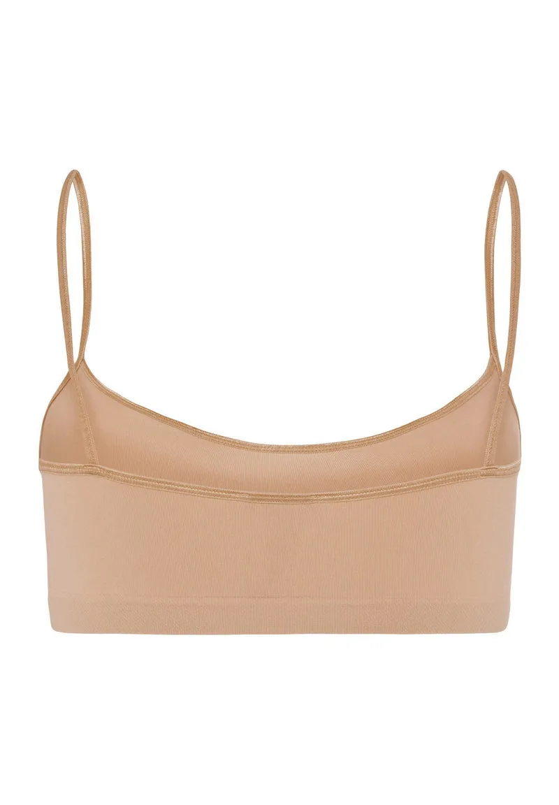 Touch Feeling Crop Top | beige 071824-070274