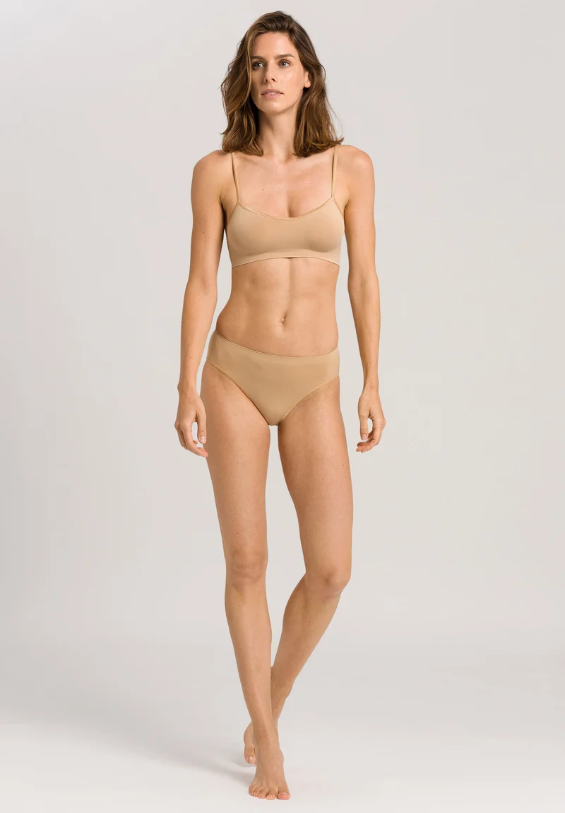 Touch Feeling Crop Top | beige 071824-070274