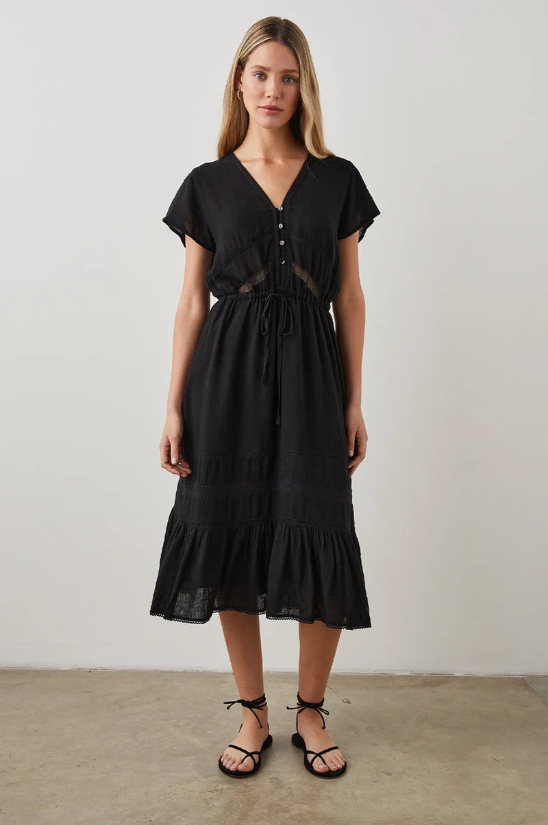 Kiki Black Lace Detail