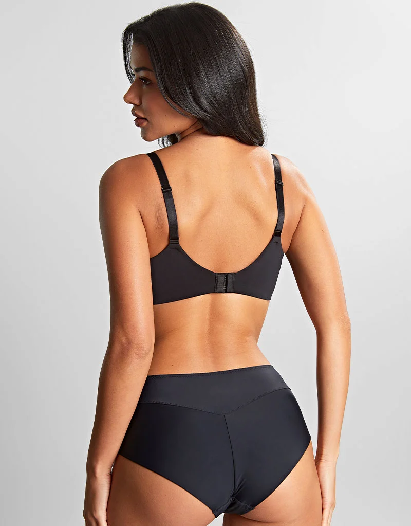 Panache 365 Moulded Plunge T-Shirt Bra Black