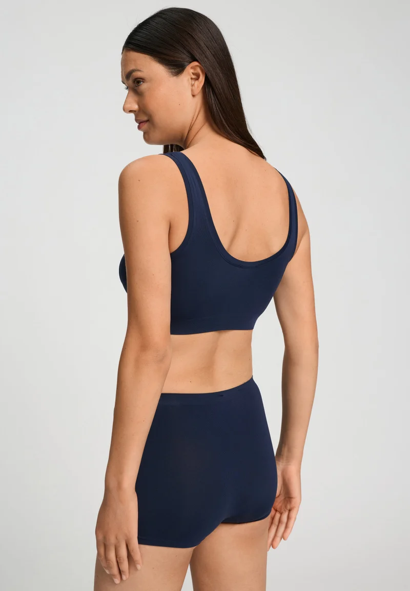 Touch Feeling Crop Top | deep navy 071810-071610