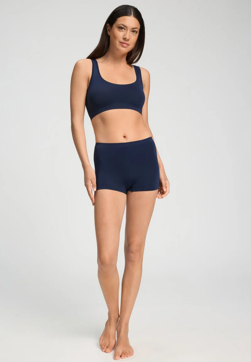 Touch Feeling Crop Top | deep navy 071810-071610