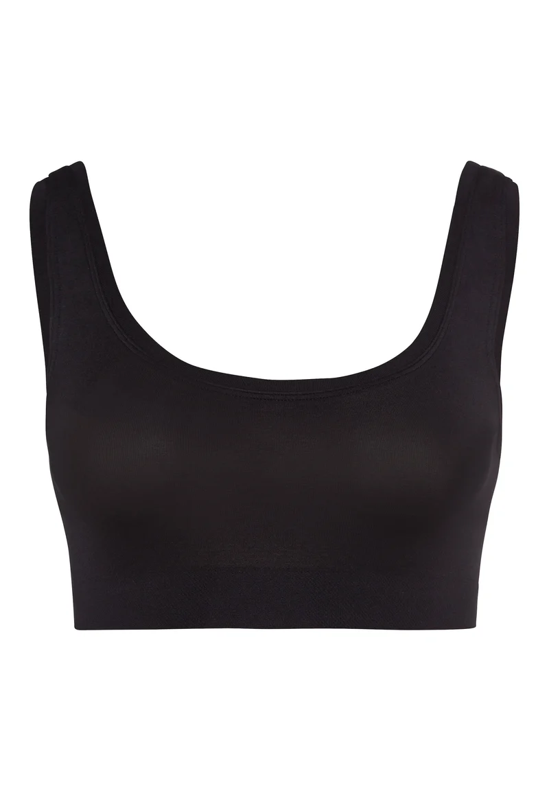 Touch Feeling Crop Top | black 071810-070199