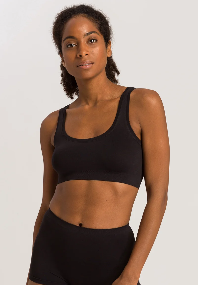 Touch Feeling Crop Top | black 071810-070199