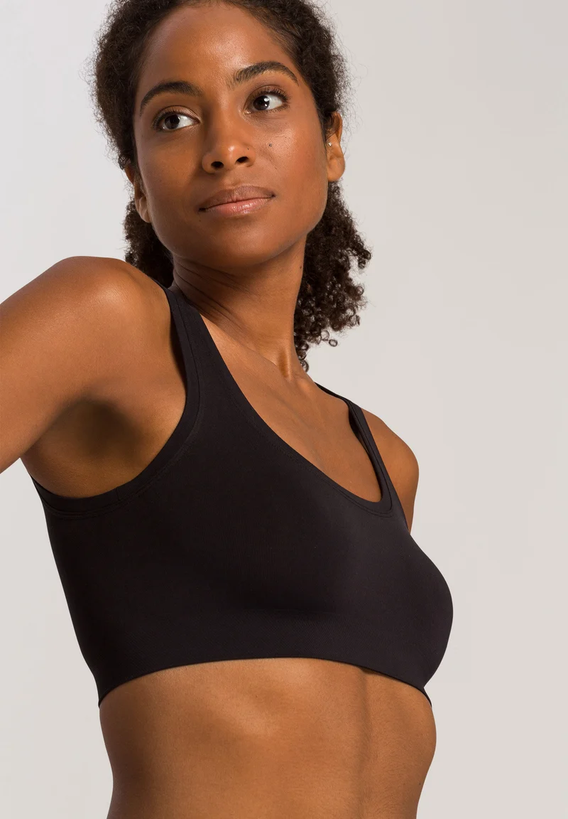 Touch Feeling Crop Top | black 071810-070199
