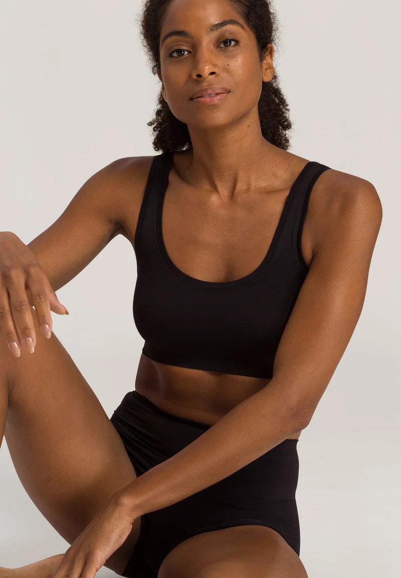 Touch Feeling Crop Top | black 071810-070199