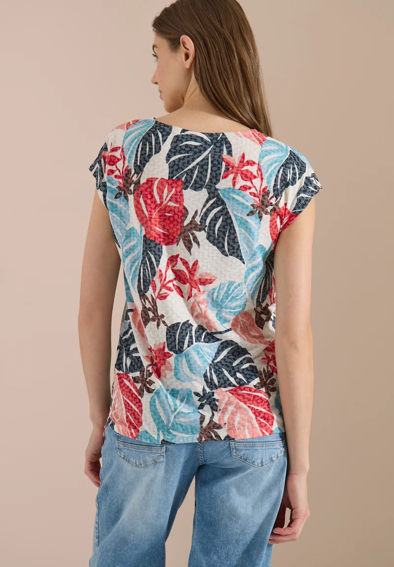 T-Shirt in Ausbrenner-Optik
