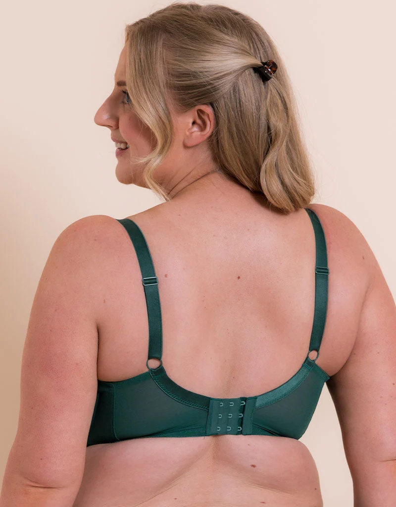 Curvy Kate Victory Side Support Balcony Bra Forest Green