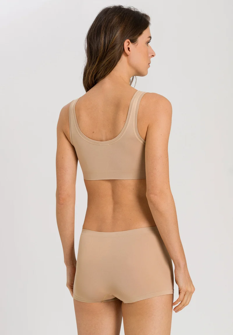 Touch Feeling Crop Top | beige 071810-070274