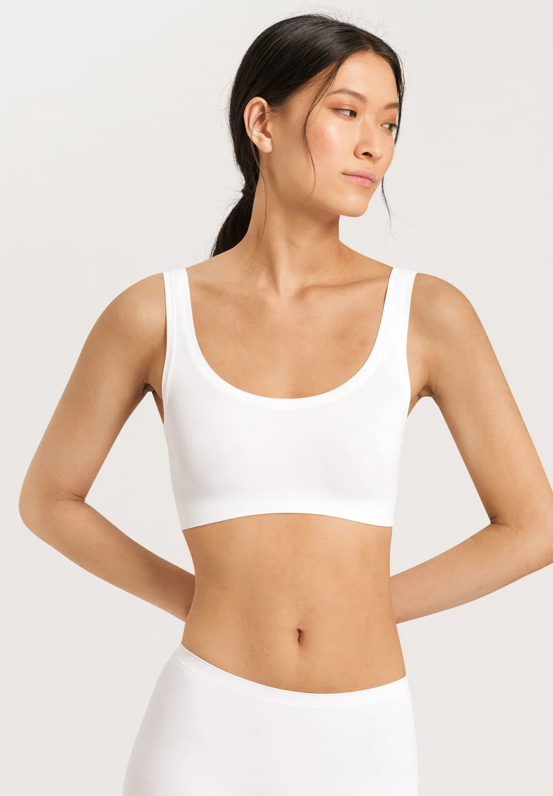 Touch Feeling Crop Top | white 071810-070101