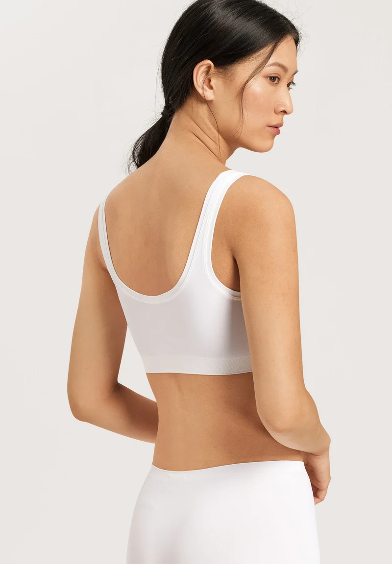 Touch Feeling Crop Top | white 071810-070101
