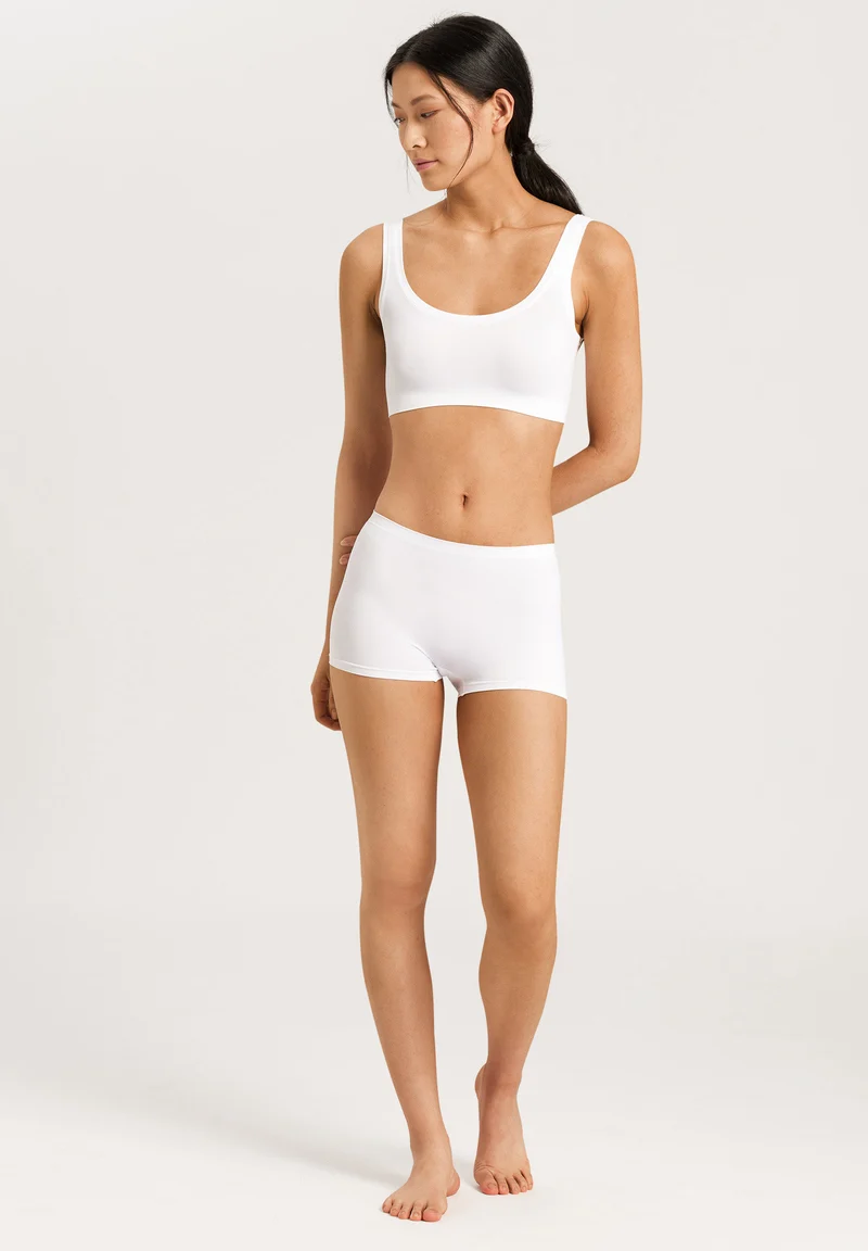 Touch Feeling Crop Top | white 071810-070101