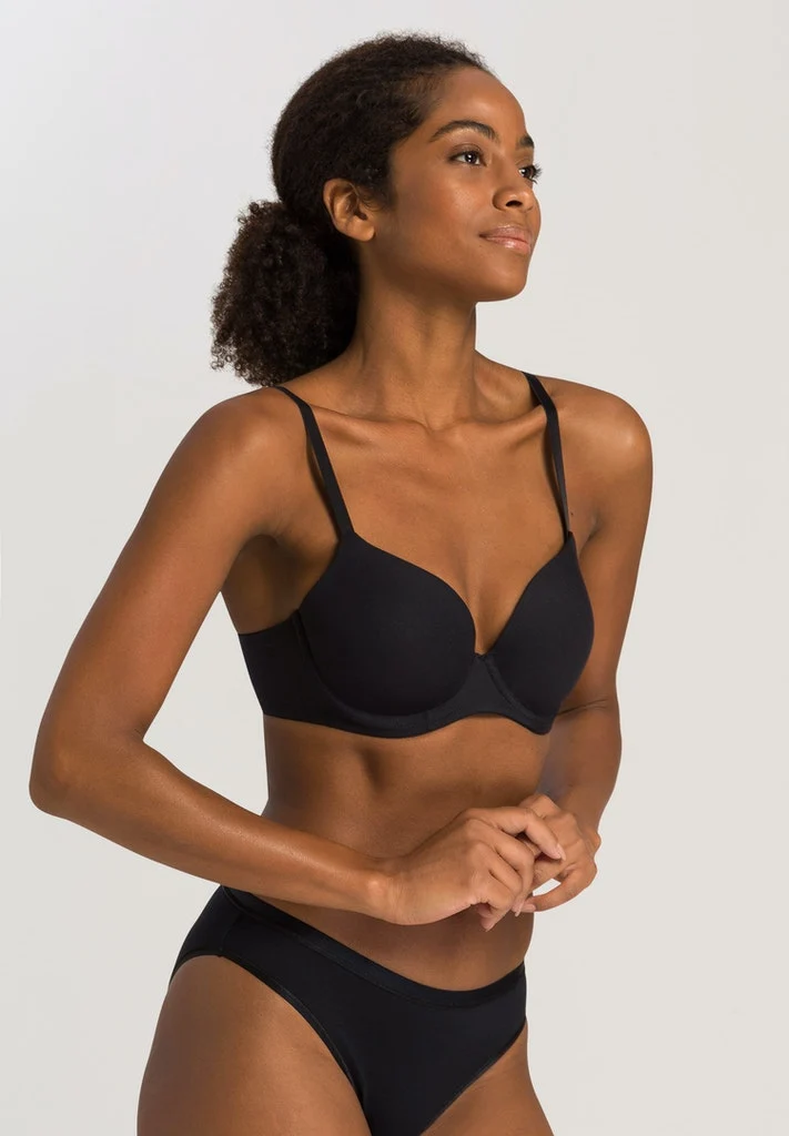 Cotton Sensation Padded Bra Black