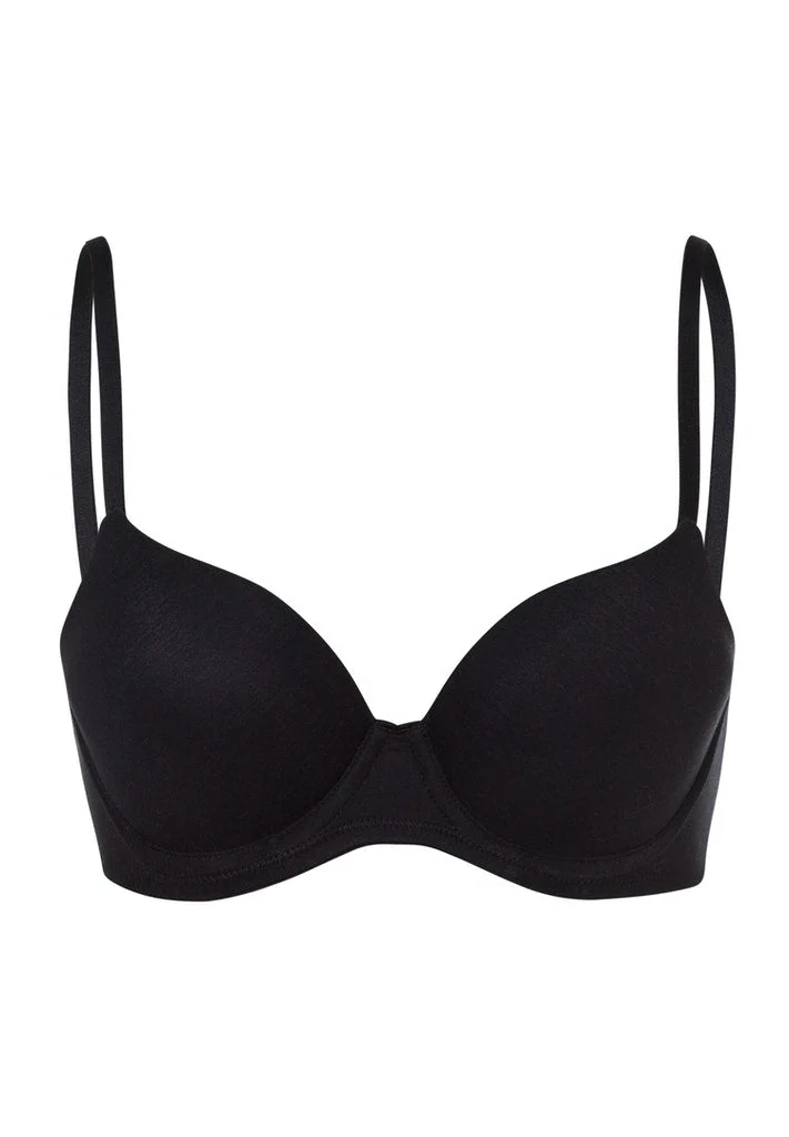 Cotton Sensation Padded Bra Black