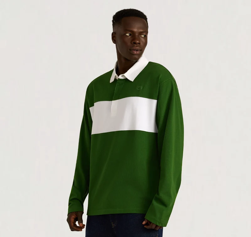 Casual Sport Long Sleeve Polo