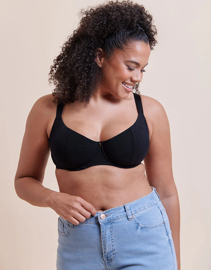 Curvy Kate Cool Cat Scooped Multiway Balcony Bra Black