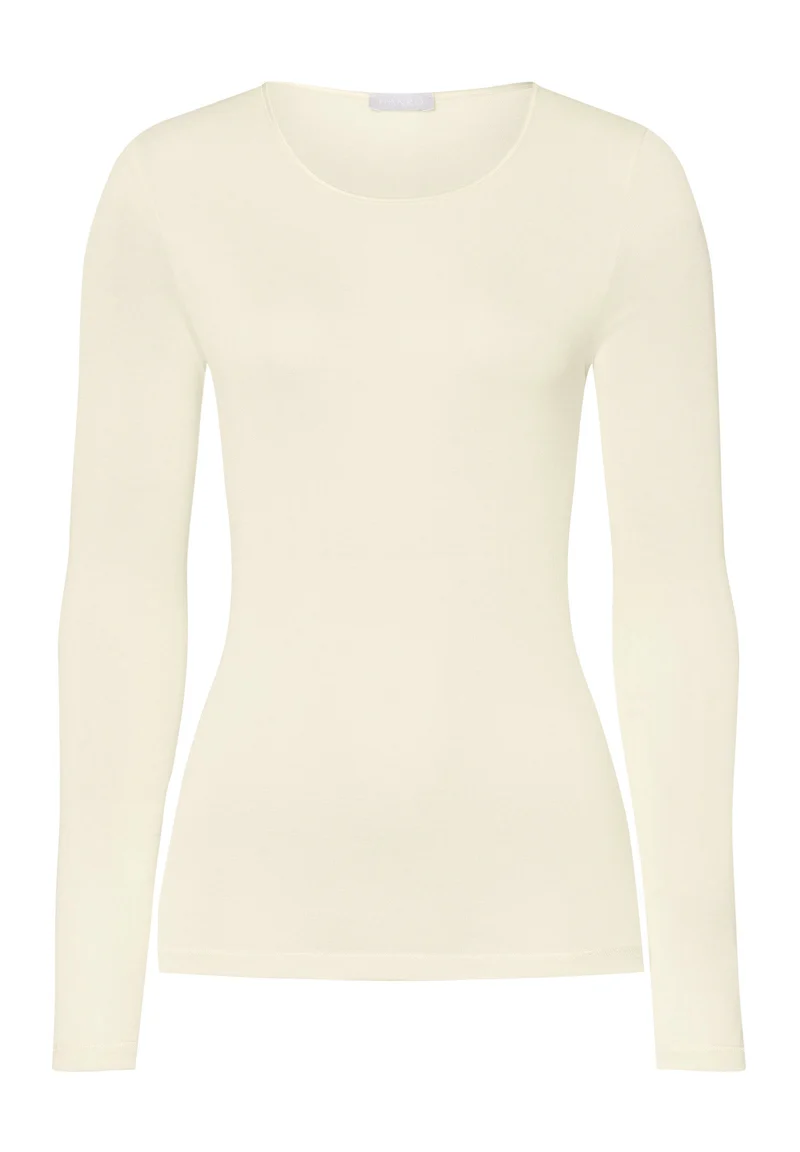 Pure Silk L/SLV Shirt | pale cream 071719-070116