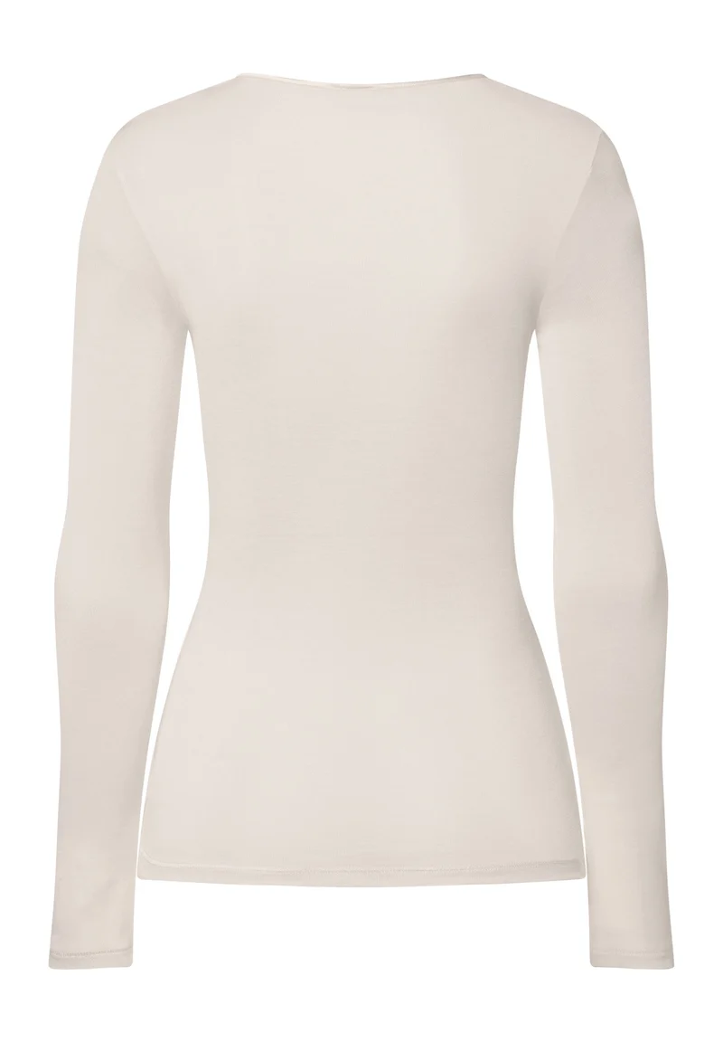 Pure Silk L/SLV Shirt | pale cream 071719-070116