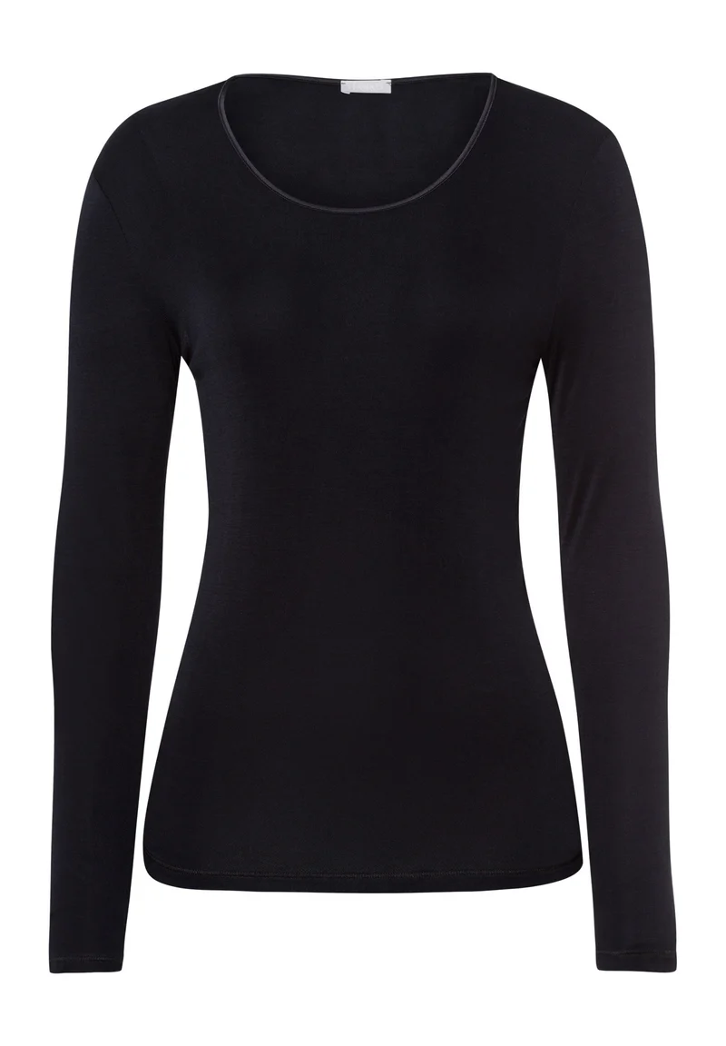 Pure Silk L/SLV Shirt | black 071719-070019