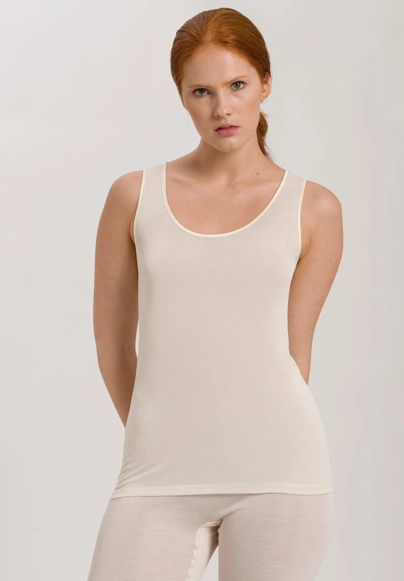 Pure Silk Tank Top | pale cream 071717-070116