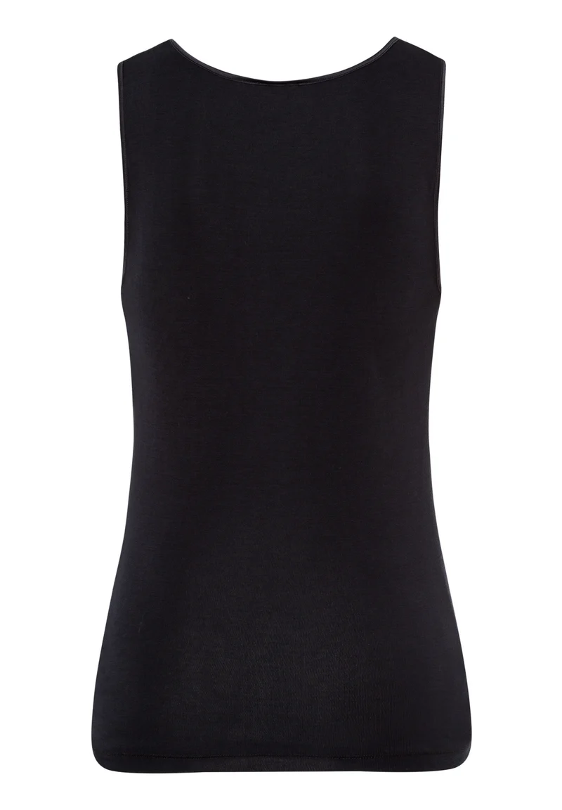 Pure Silk Tank Top | black 071717-070019