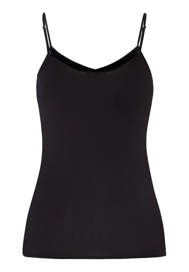 Pure Silk Spaghetti Top | black 071716-070019
