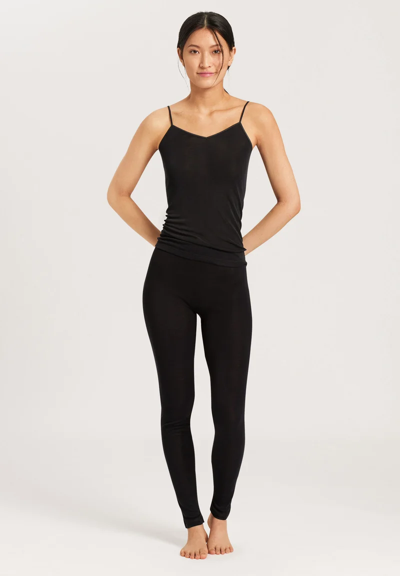 Pure Silk Spaghetti Top | black 071716-070019