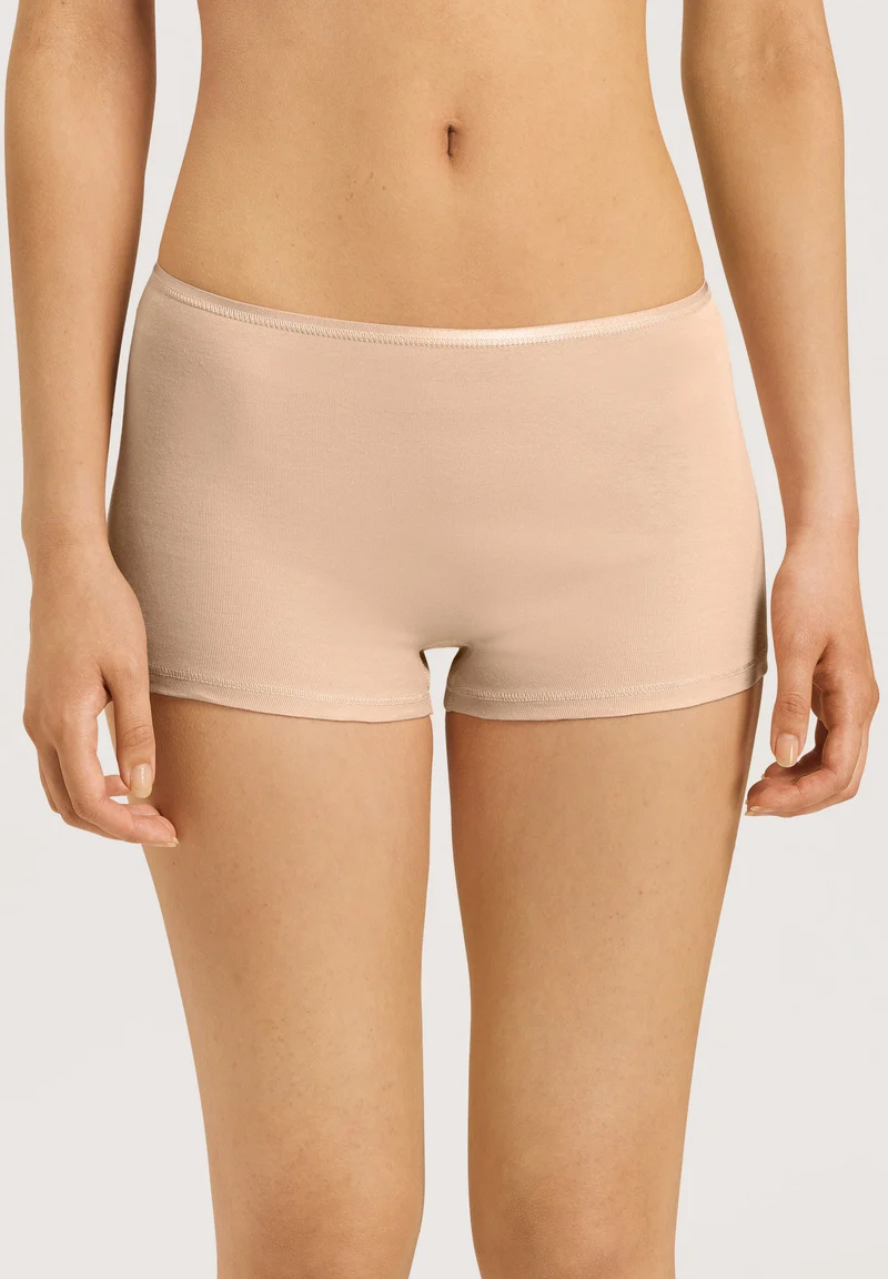 Cotton Seamless Shortleg Pants | beige 071631-070274