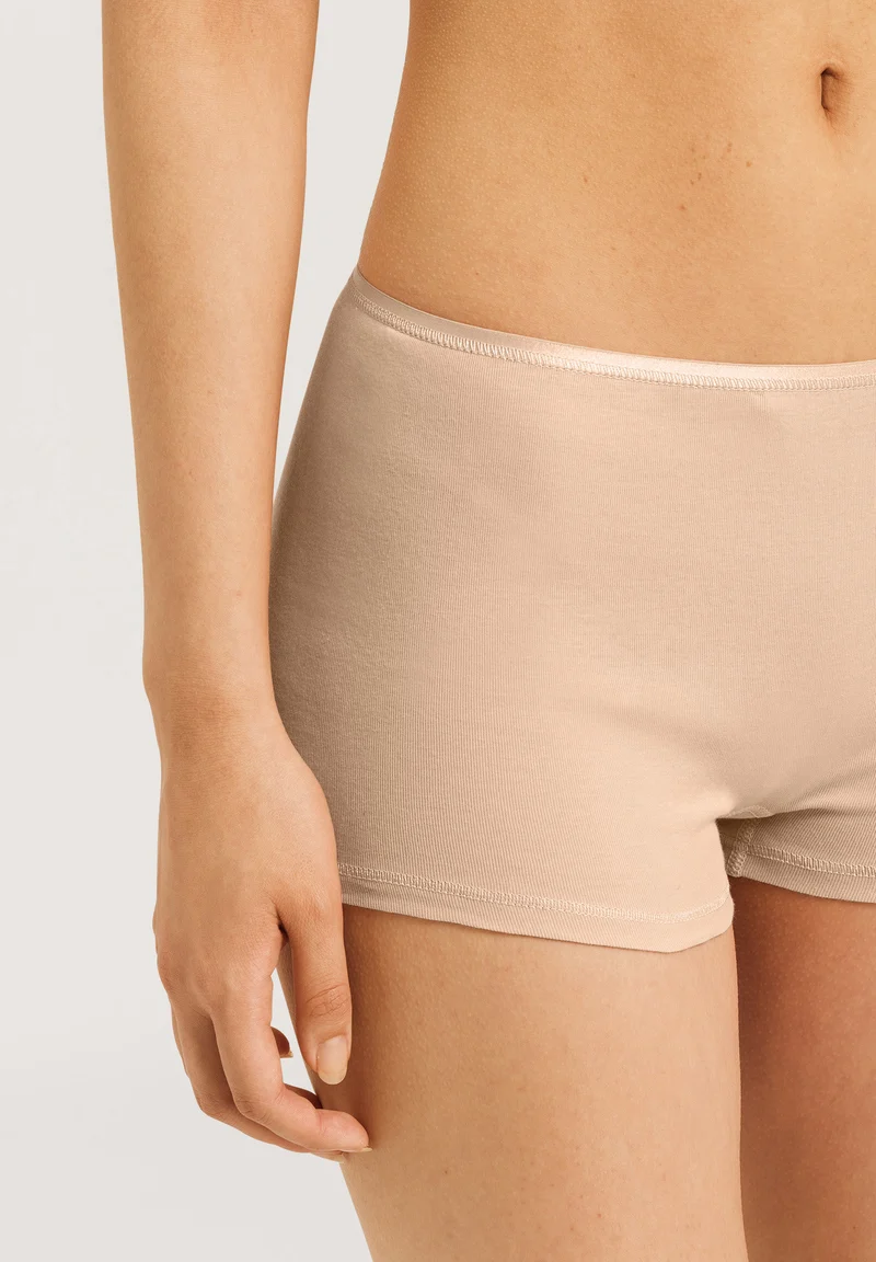 Cotton Seamless Shortleg Pants | beige 071631-070274