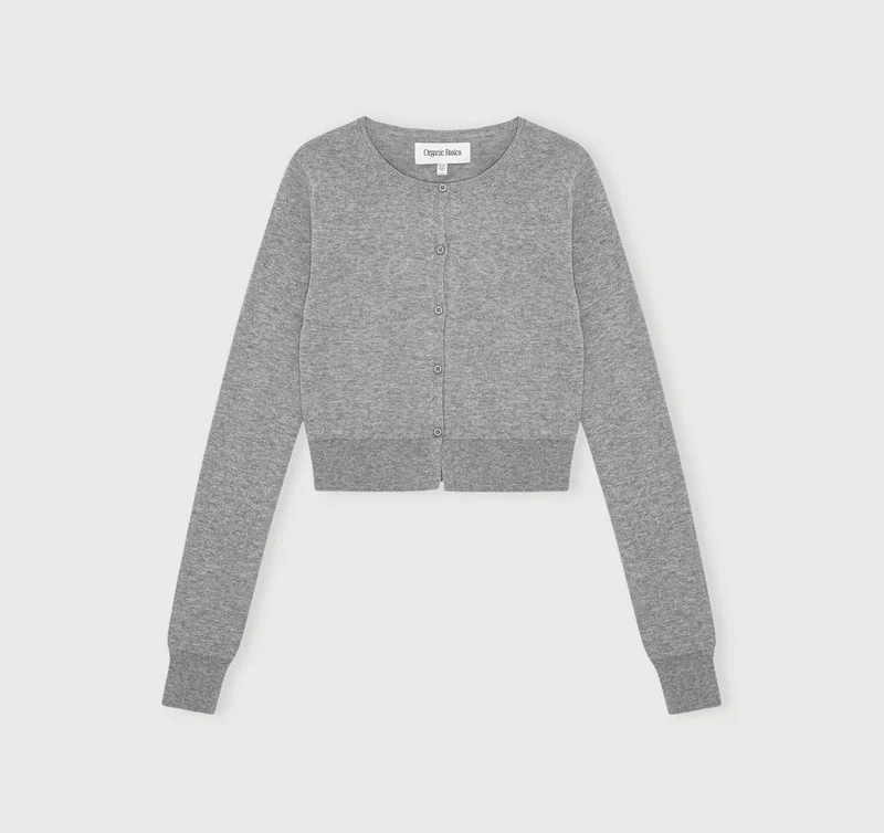 Fine Knit Cropped Cardigan