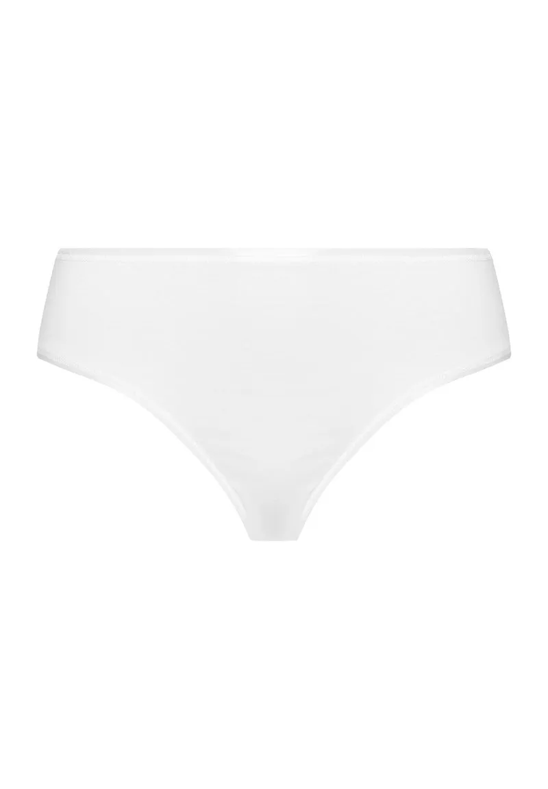 Cotton Seamless Midi Briefs | white 071626-070101