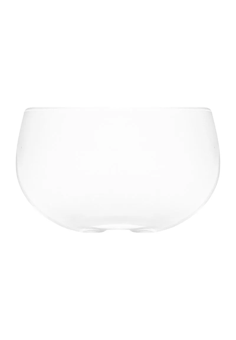 Cotton Seamless Midi Briefs | white 071626-070101