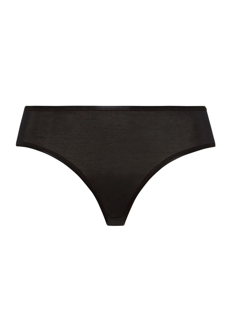 Cotton Seamless Midi Briefs | black 071626-070019