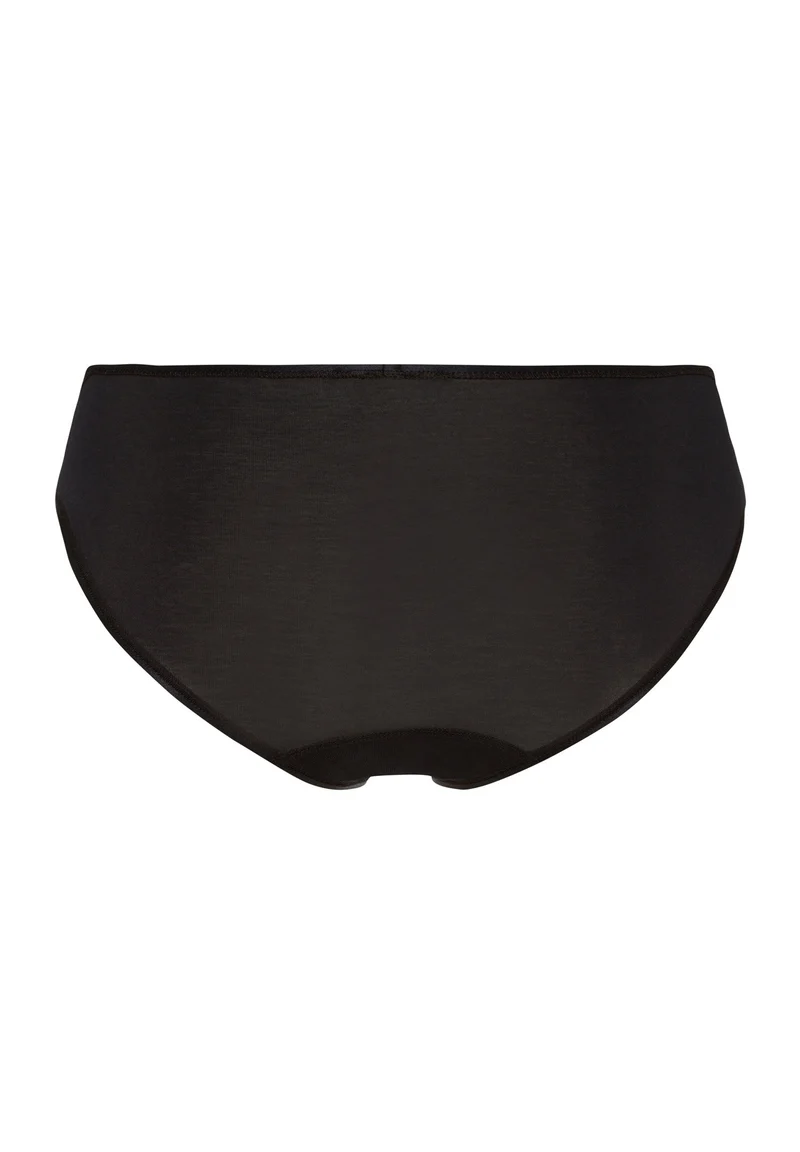 Cotton Seamless Midi Briefs | black 071626-070019