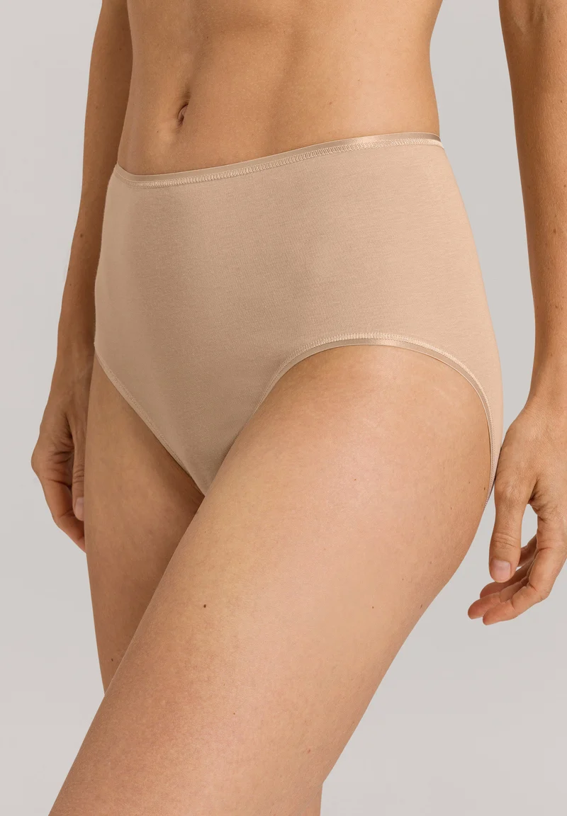 Cotton Seamless Maxi Briefs | beige 071625-070274