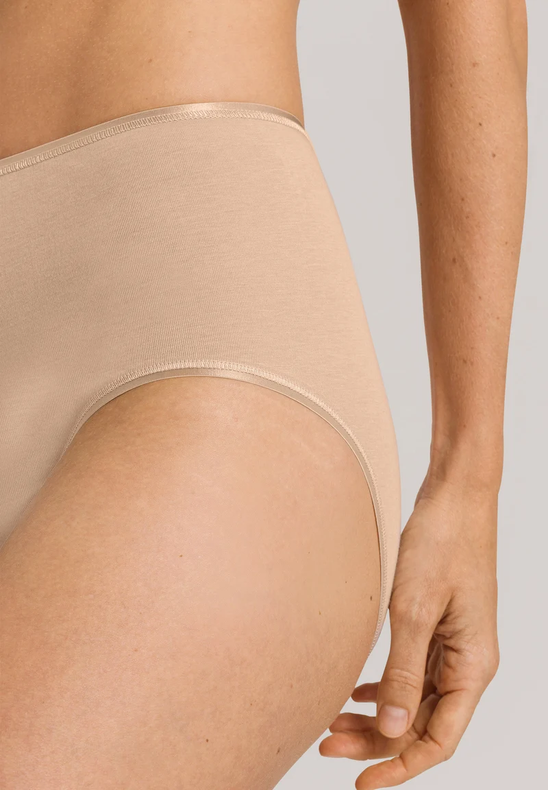 Cotton Seamless Maxi Briefs | beige 071625-070274