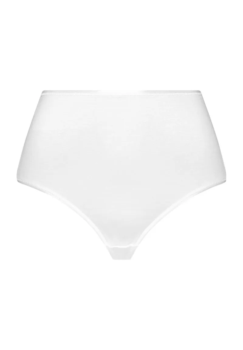 Cotton Seamless Maxi Briefs | white 071625-070101