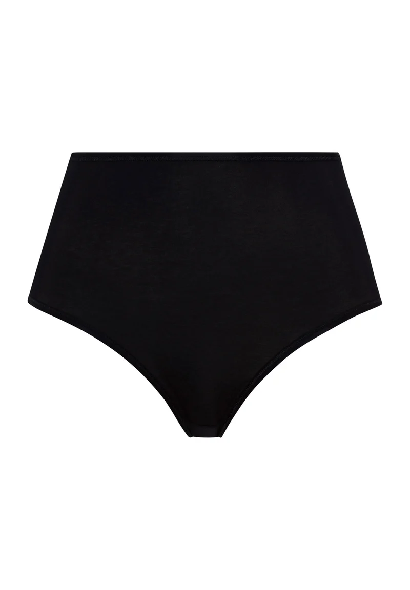 Cotton Seamless Maxi Briefs | black 071625-070019