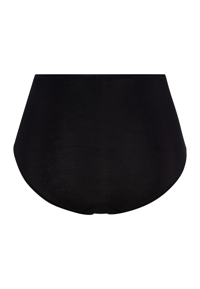 Cotton Seamless Maxi Briefs | black 071625-070019
