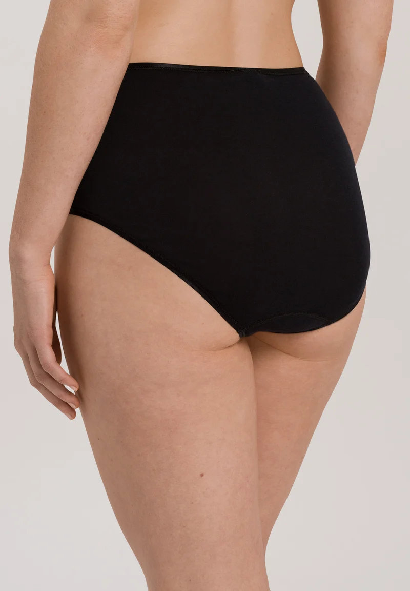 Cotton Seamless Maxi Briefs | black 071625-070019