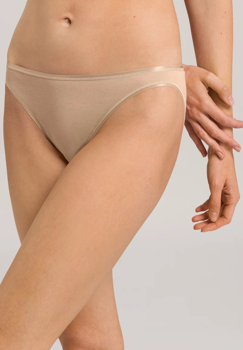 Cotton Seamless Mini Briefs | beige 071624-070274