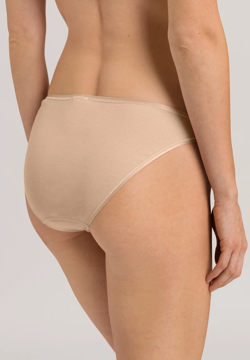 Cotton Seamless Mini Briefs | beige 071624-070274
