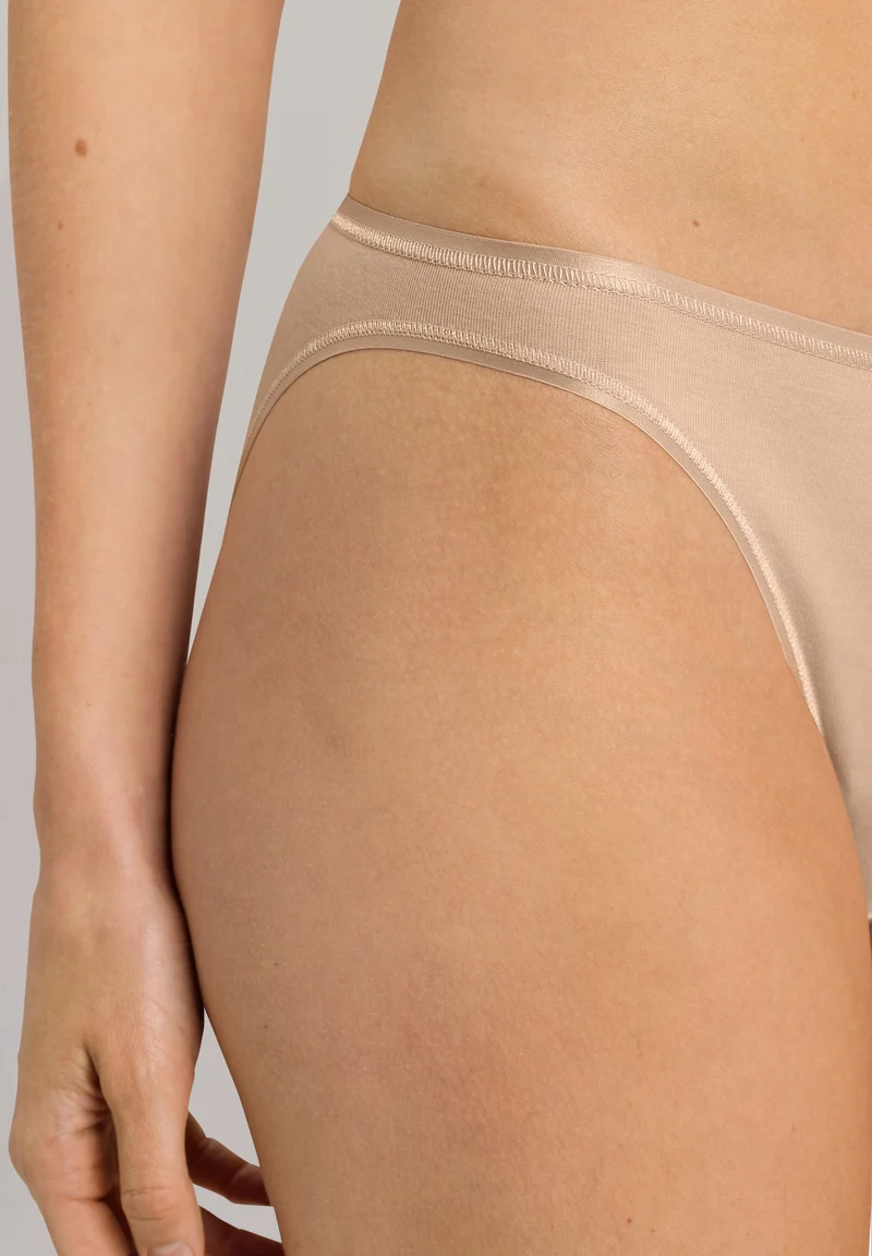Cotton Seamless Mini Briefs | beige 071624-070274
