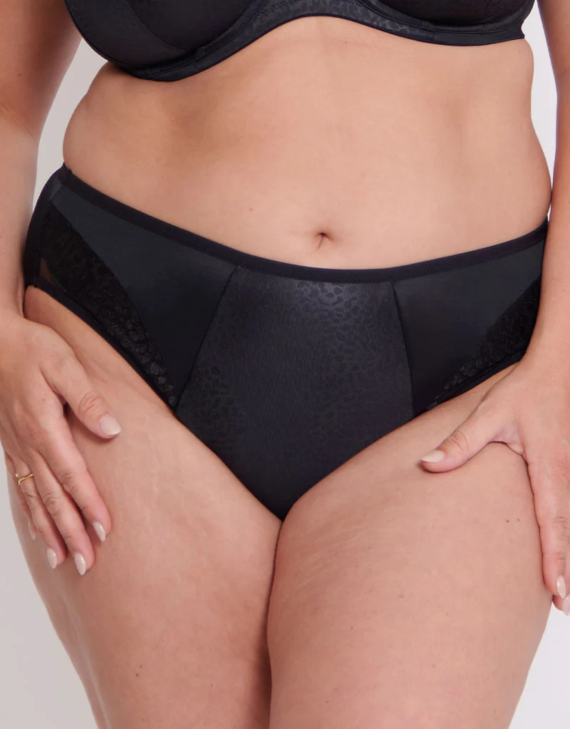 Adella Athena Wild High Leg Brief Black